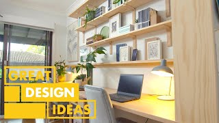 Make SPACE For a Workplace | DESIGN | Great Home Ideas