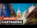 ⁴ᴷ Walk the World | COLOMBIA | CARTAGENA: Immersive Walk of Old Walled City | Narrated