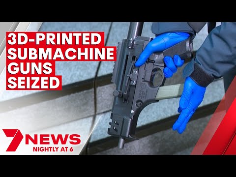 Two 3D-printed submachine guns seized by NSW Police | 7NEWS