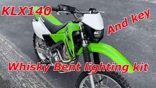 KLX140 Whisky Bent lighting kit and key