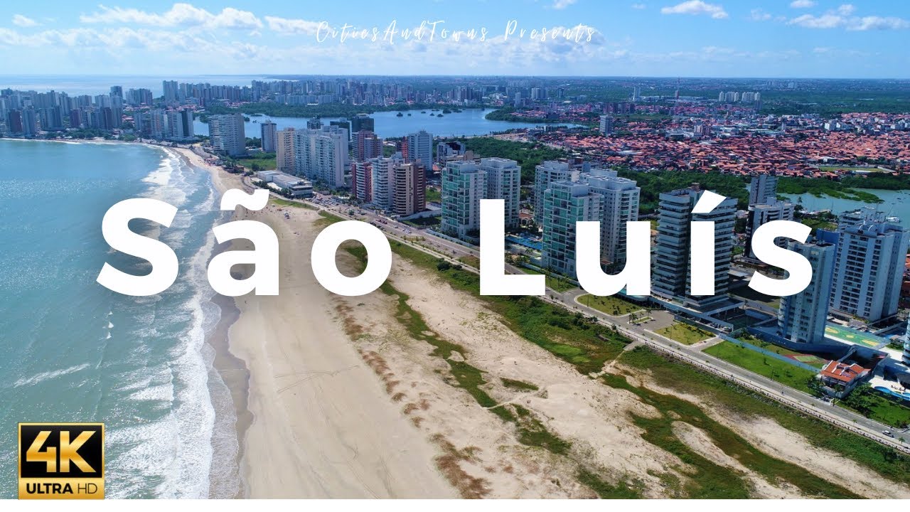 Sao Luis, Brazil 🇧🇷 in 4K Video by Drone ULTRA HD - Flying over São Luís, Brazil, Brazil