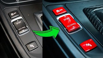 NEW Colored Traction Control, Drive Mode Selector, & PDC Buttons for BMW F30! INSTALL