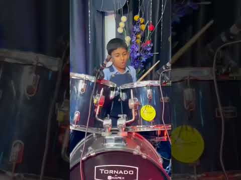 6 years old🥁 drummer boy😀 #ytshorts #ytviral #drums #public #trendingshorts #1million