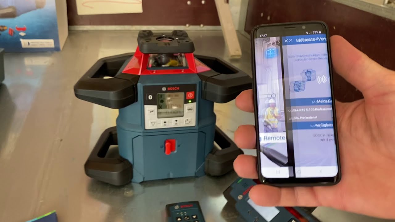 BOSCH GRL 600 CHV Rotationslaser mit LR60 Empfänger Grundfunktionen Vorstellung