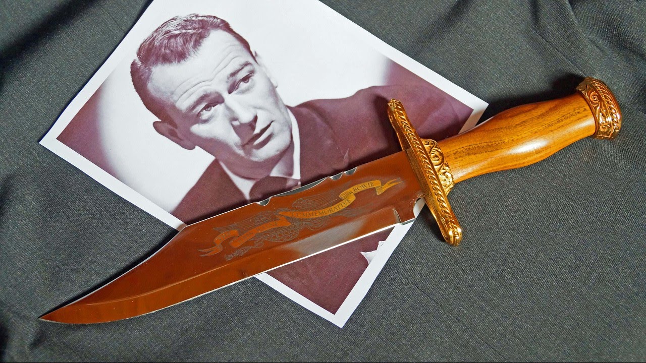John Wayne Commemorative Bowie Knife Franklin Mint Spain