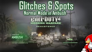 Glitches & Spots COD4 Remastered Mapa Ambush (Modo Normal / NO Old School) - By ReCoB