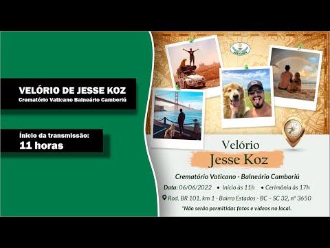 Live do Velório de Jesse Koz - Unidade Vaticano de Balneário Camboriú