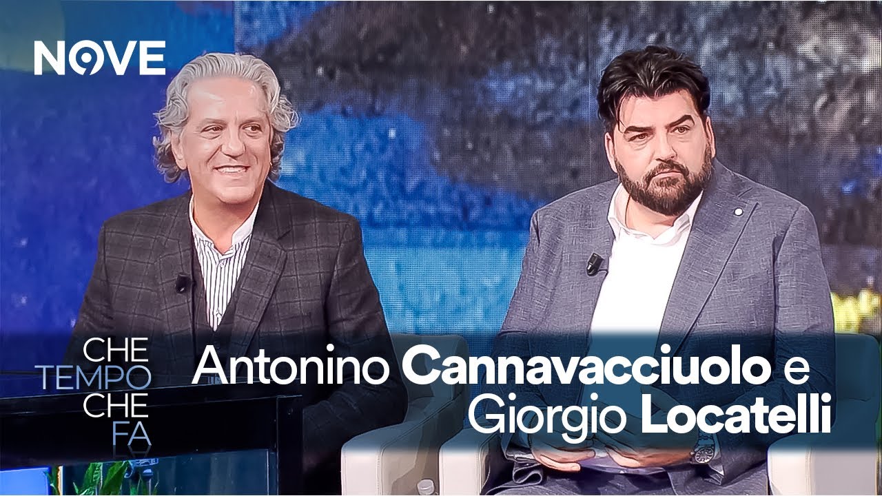 L'intervista a Antonino Cannavacciuolo e Giorgio Locatelli | Che tempo che fa