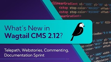 What’s New in Wagtail CMS | Release 2.12 | Telepath, Webstories, Commenting & Documentation Sprint