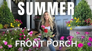 DECORATE WITH ME | Summer Front Porch