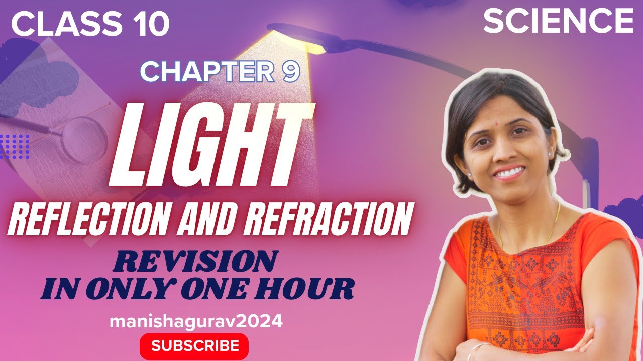Class 10 | Science | Chapter 9 Light Reflection & Refraction | Revision ...