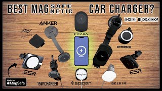 BEST Magsafe Car Charger? | Testing Out 10 Magnetic Car Mounts/Chargers on the iPhone! by TECH UP! 97,588 views 8 months ago 8 minutes, 5 seconds