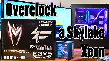 Turn a Xeon E3 1230v5 into an i7 6700K!