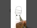 How to Draw 🍦 ice cream for kids #drawing #cricket #kids #viral #youtubeshorts #trending