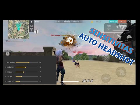 Sensitivitas Auto Headshot Groza Scar M1014 Mp40 Karma