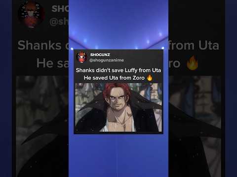 Shanks saved Uta