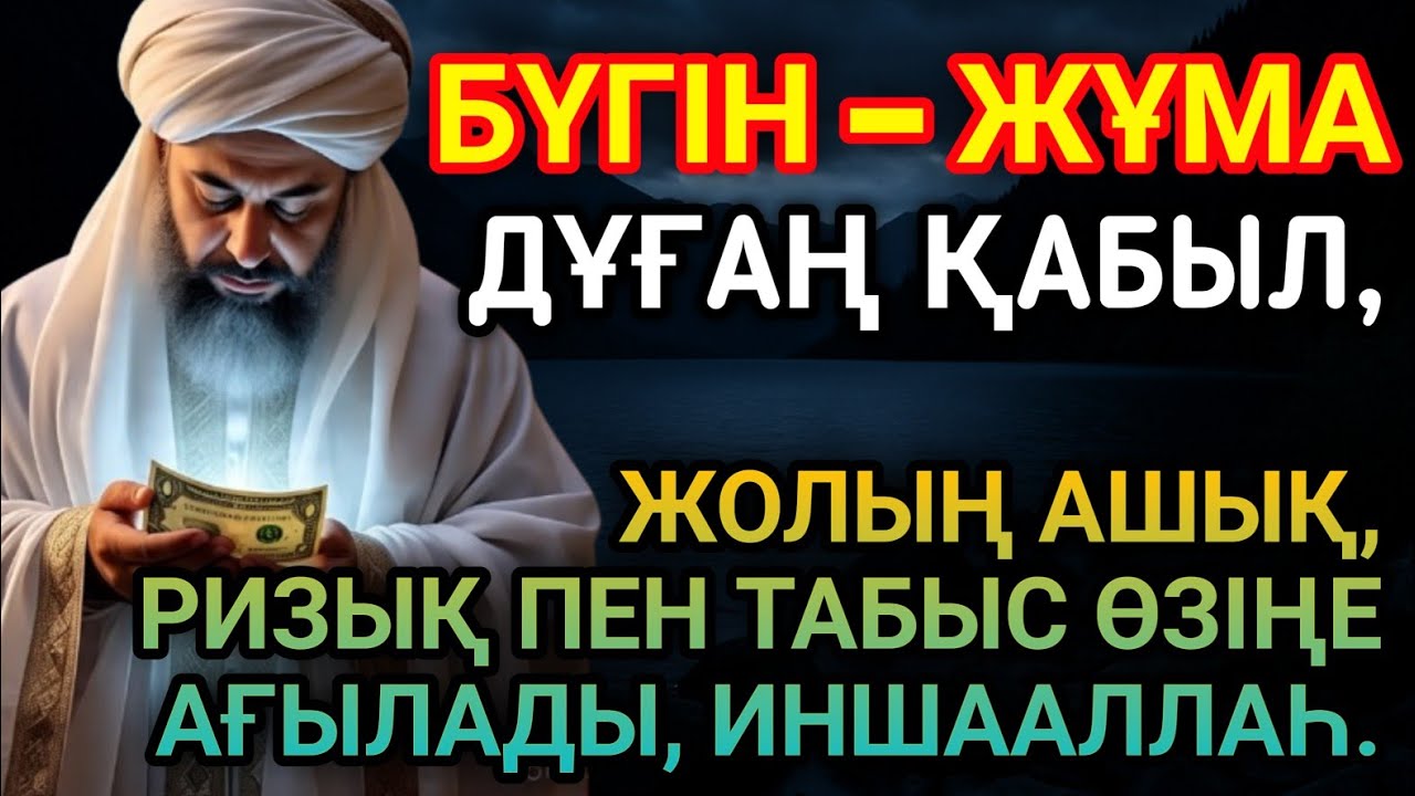 ЖҰМА КҮНІ ЕҢ ҚҰДІРЕТТІ ДҰҒА!, Барлық тілектер орындалады! БАЙЛЫҚ, ПАЙДА ЖӘНЕ БАҚЫТ🌙 #duaforrizq