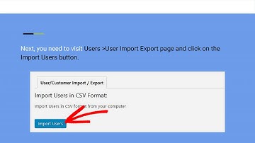 How to Import and Export Users In WordPress