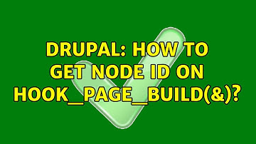 Drupal: How to get node id on hook_page_build(&$page)? (3 Solutions!!)
