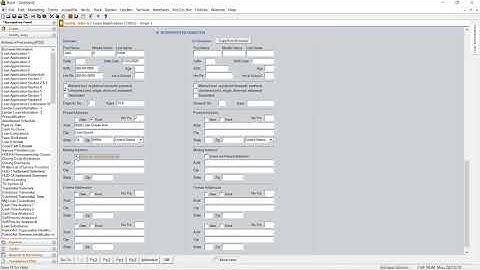 How to start a new loan application using Calyx Point