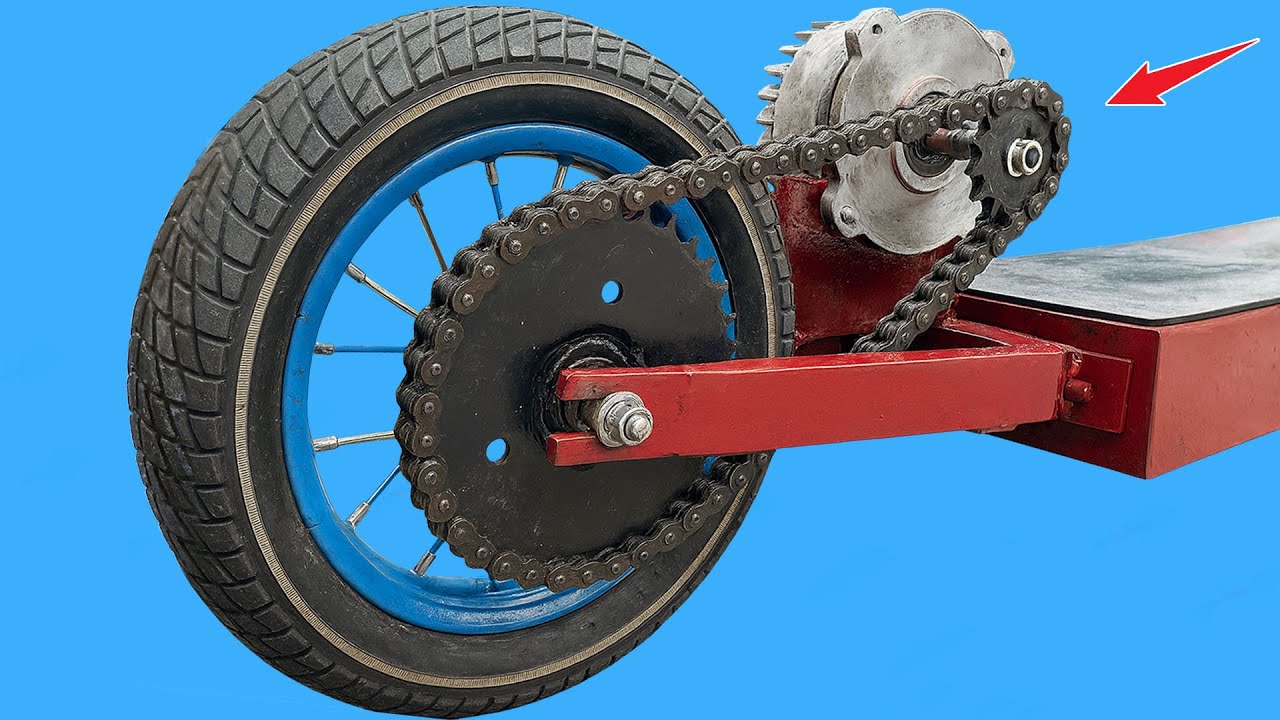 Никогда не выбрасывайте свой старый сломанный велосипед! Соберите мощный электросамокат на 36 В 500