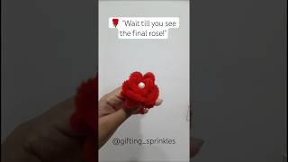 🌹 Easy Pipe Cleaner Rose Tutorial | DIY Flower in 1 Minute #Shorts