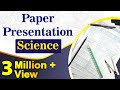 Science Paper Presentation Tips For Students | Exam Tips | LetsTute
