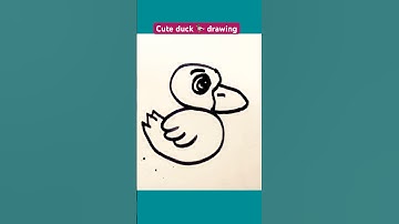 Cute duck 🦆 drawing