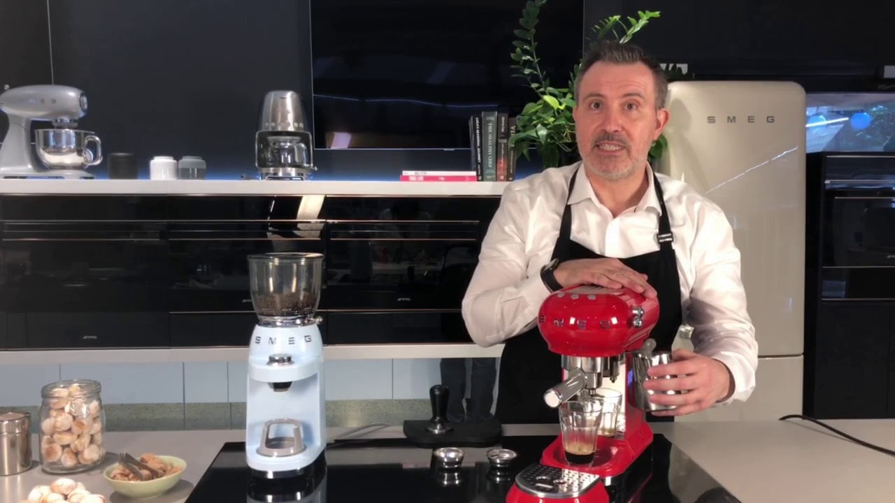 Smeg Espresso Coffee Machine 50's Retro Style Aesthetic