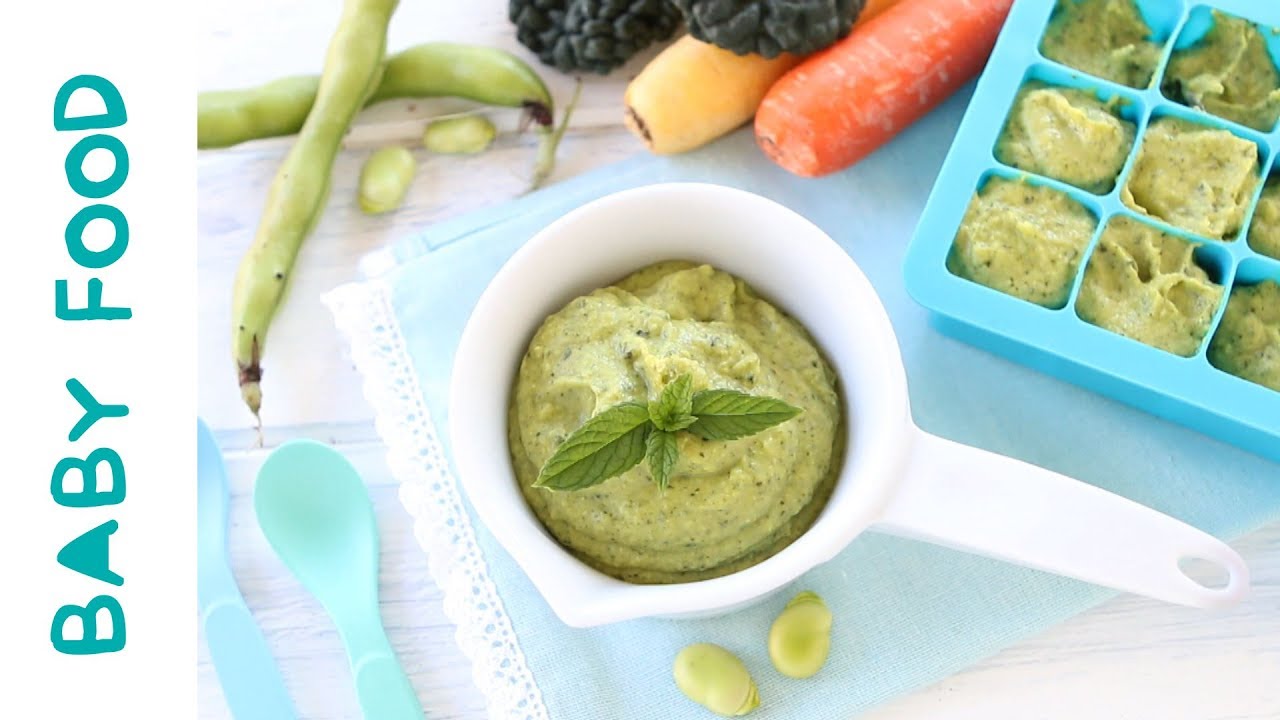 Fava Bean & Kale Baby Food Recipe +9M YouTube