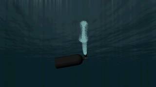 MAYA bubble under sea text