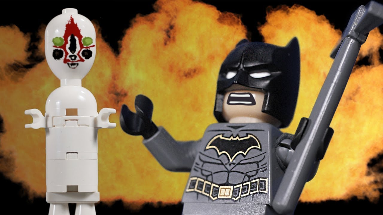 SCP 173 Epic Fight With BATMAN - Lego Animation
