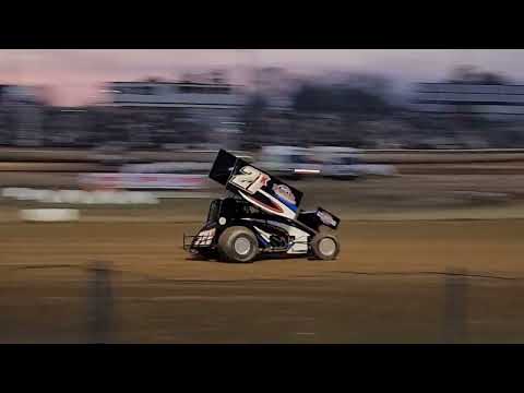 21k Kevin Hinkle hotlaps ASCS race at I 30 Speedway