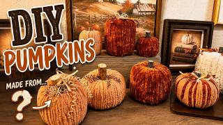 Your Fall Mantle Needs These DIY Pool Noodle Pumpkins