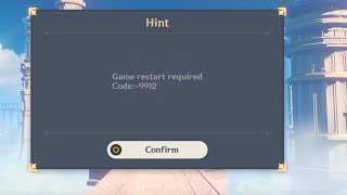 How To Fix Genshin Impact Error Code 9912