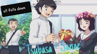 Tsubasa y Sanae || all falls down