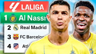 ¡El Al Nassr De Cristiano Ronaldo En La Liga Española!