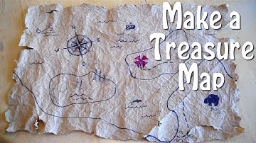 How to Make a Treasure Map - easy, even for slow pirates!