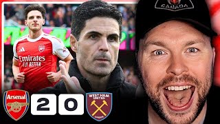 : Arsenal LOOK DANGEROUS! Arsenal 2-0 West Ham