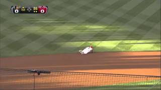 2012/07/06 Aybar's nice catch