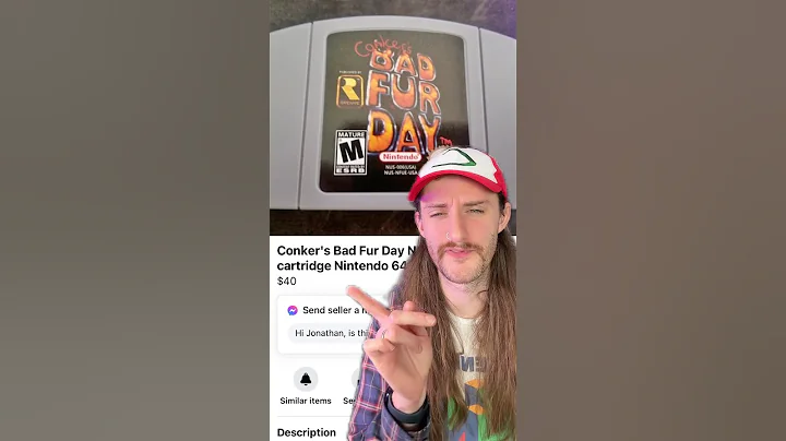 Fake Conkers Bad Fur Day Cartridge