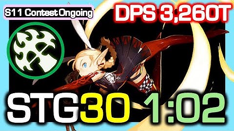 Wind Walker STG30 1:02 Rotation / DPS 3,260 Trillion / Dragon Nest China