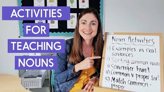 5 Fun Ideas to Teach Nouns in 1st or 2nd Grade