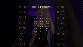Pick your crushes initial#fyp #crush #sad #love#fy #fyp #yoursign #initials#shorts