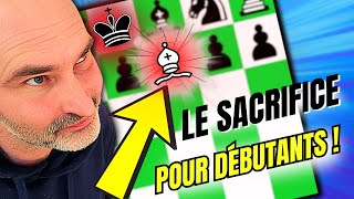 La FAIBLESSE f7 pour les DÉBUTANTS : Le SACRIFICE INDISPENSABLE à connaître aux ÉCHECS ✅♟️