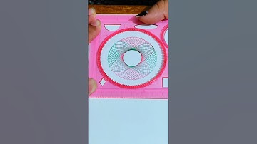 Amazing Spirograph Art 😍 #spirograph #satisfying #asmr #ytshorts #trending #art #drawing #shorts