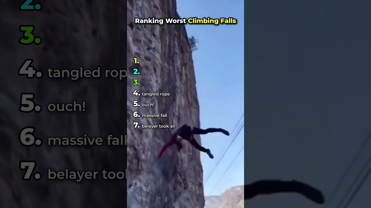 Ranking Worst Climbing Falls 
