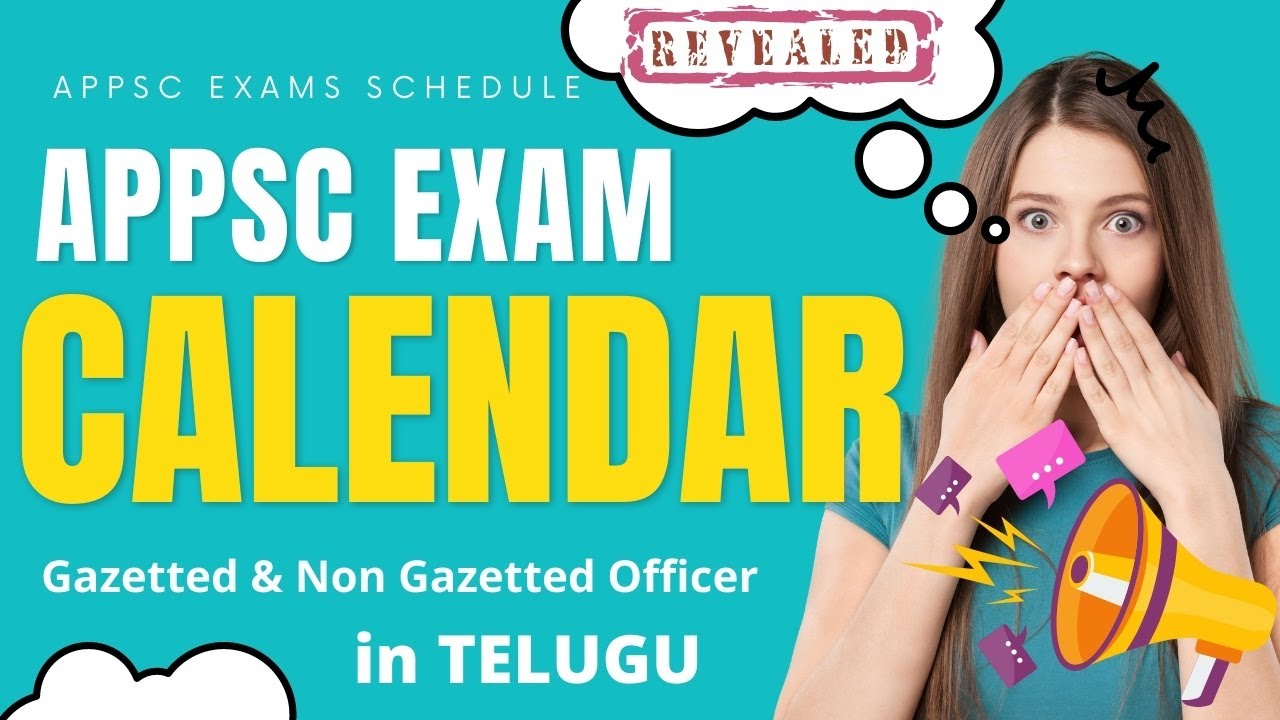 APPSC Exam Calendar 2022 | Gazetted & Non Gazetted Officer Exam Schedule | Examday TSAP