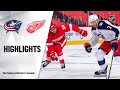 NHL Highlights | Blue Jackets at Red Wings 1/18/21