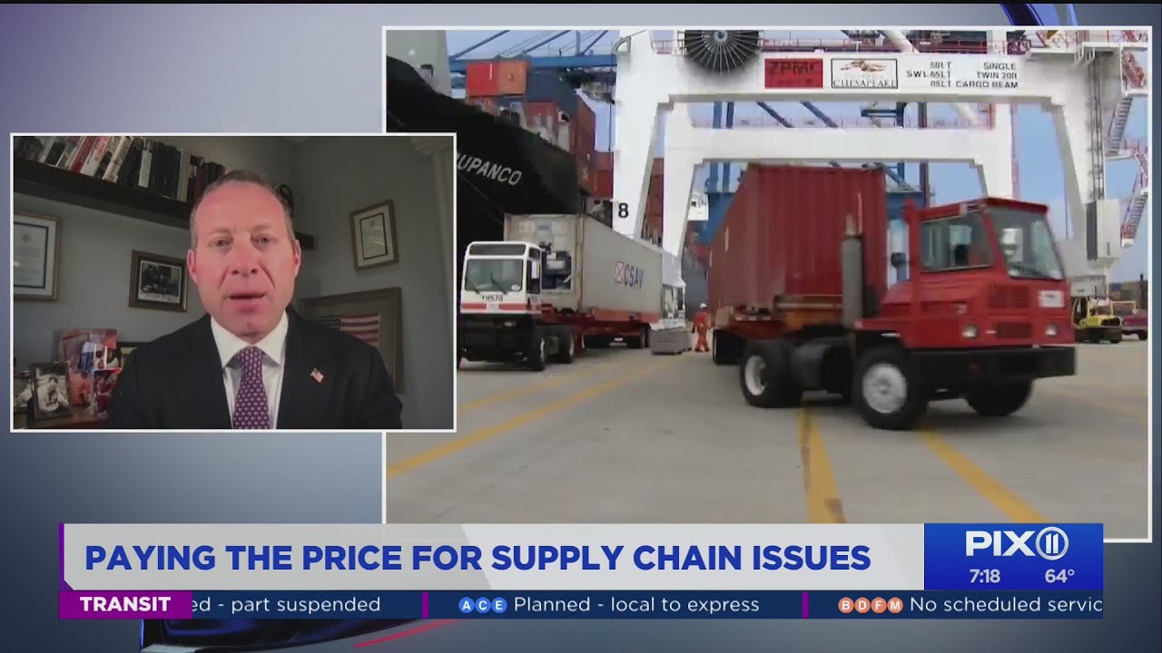 NJ congressman on local impact of national supply chain issues